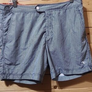 Ted Baker Striped Print Swim Shorts Size 3
